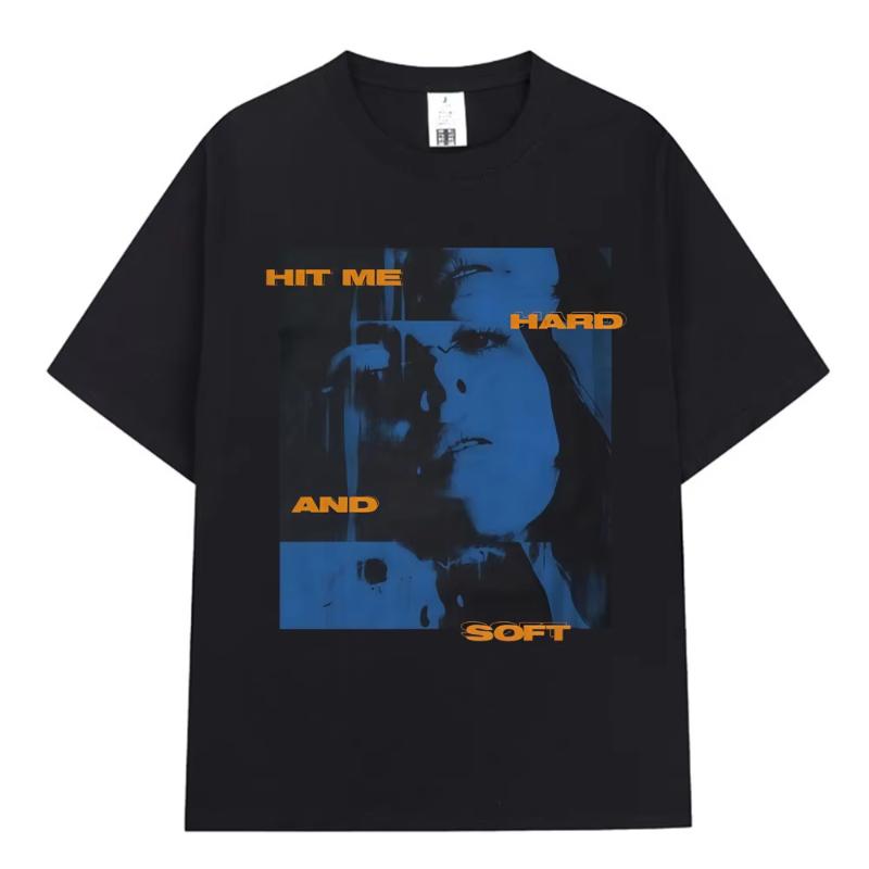 Hit Me Hard and Soft Tour 20242025 T Shirt Unisex Women Fashion Hip Hop T Shirts Cotton Loose Cozy Short Sleeve Tshirts Fans Gift