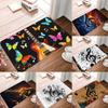 Music Guitar Print Doormat Anti-slip Area Rug for Living Room Bedroom Sofa Doormat Kids Floor Carpet Decor