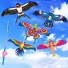 New DIY Toy Cartoon 35cm Large Eagle Kites Flying Bird Kites Plastic Eagle Kite