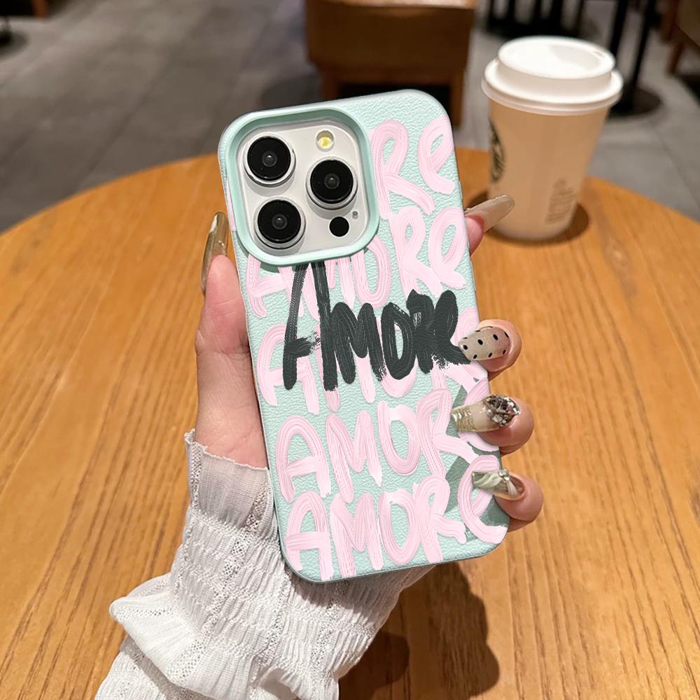 Девушка Сердце Романтическое Письмо Чехол для Телефона Для IPhone 16 15 14 Pro 13 12 11 17 Pro Max Чехол 16 Plus 17 Air Ударопрочный Мягкий Чехол Coque