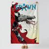 Комикс S-Spawn-n Бросок Толстое Уютное Фланелевое Одеяло, Многоцелевое Использование В помещении На улице Ежедневный Сон