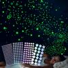 Iridescent Glow-in-the-Dark Star Stickers for Kids' Room, Bedroom, Party, or Window Decoration