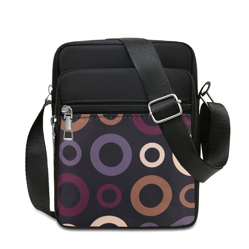 Женская сумка из нейлона для людей среднего и пожилого возраста, сумка через плечо из ткани, многослойная женская сумка для бизнеса