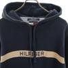 Tommy Hilfiger 90-е Старый Вязаный Парка с длинным рукавом XS Темно-синий Мужской Б/У