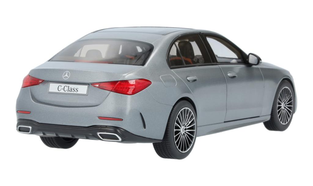 [Mercedes-Benz Collection] Genuine C-Class (W206) Designo Serenite Gray Magno 1/18 Scale Model