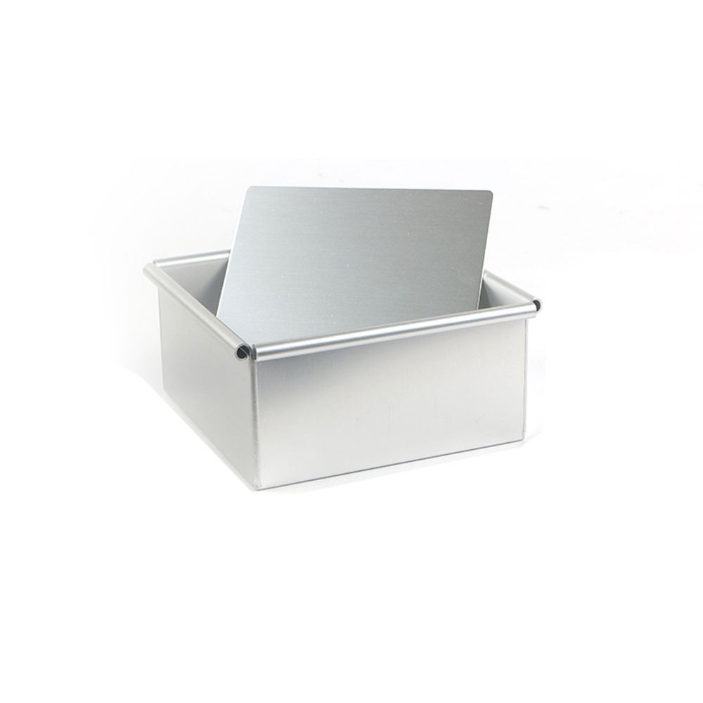 Алюминий для торта DIY Анодированное съемное дно Квадратные формы для торта Форма для выпечки Противень Форма для тоста/хлеба