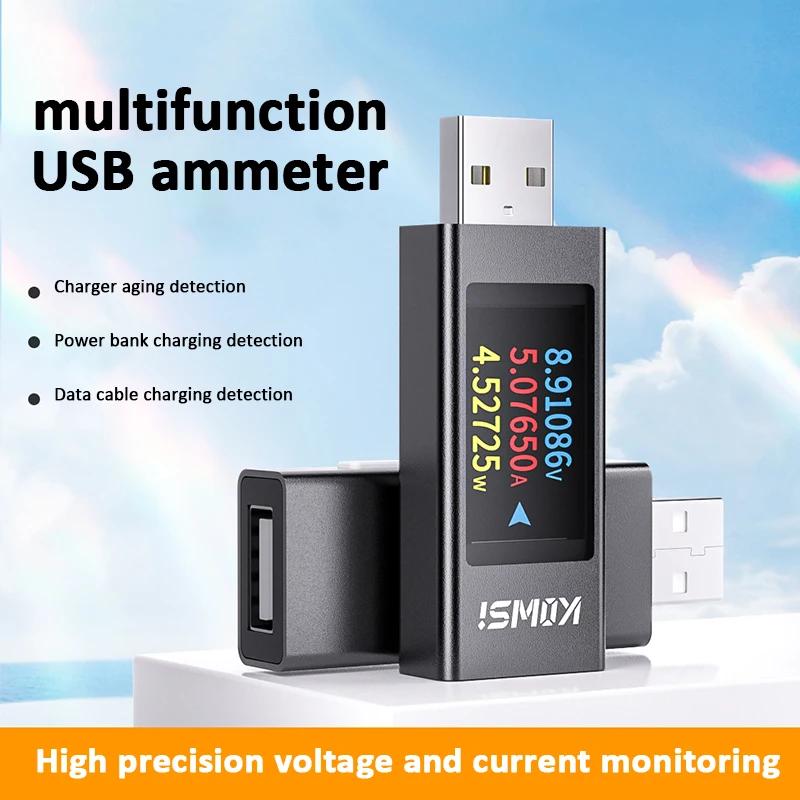 USB Tester DC Digital Voltmeter Amperimetro Current Voltage Meter Volt Ammeter Detector Power Bank Charger Indicator 4-30V 6.5A