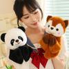 1/2Pcs Plush Husky Vocal Hand Puppet with Sound Tricky Doll Funny Boxing Dog Doll