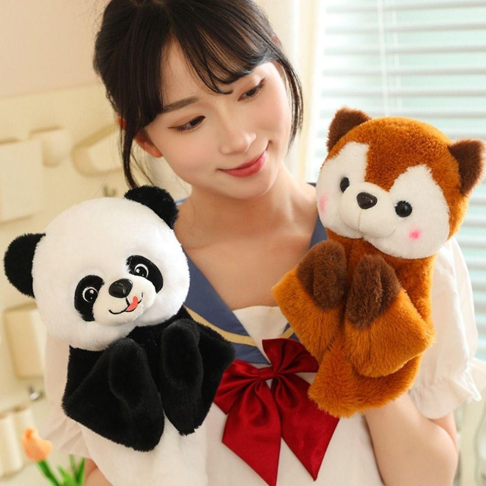 1/2 шт. Смешной со звуком Боксерский пес Битва Необычные подарки Хаски Голосовая ручная кукла