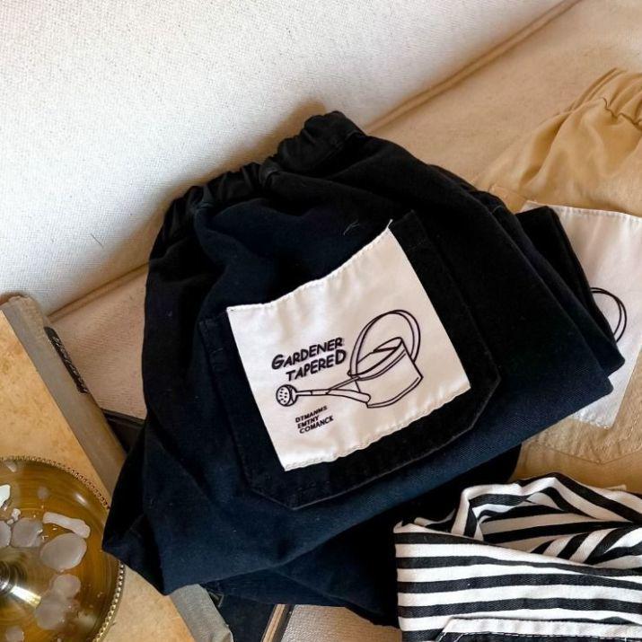 Осенняя жизненная сила: Детские повседневные садовые брюки в японском стиле