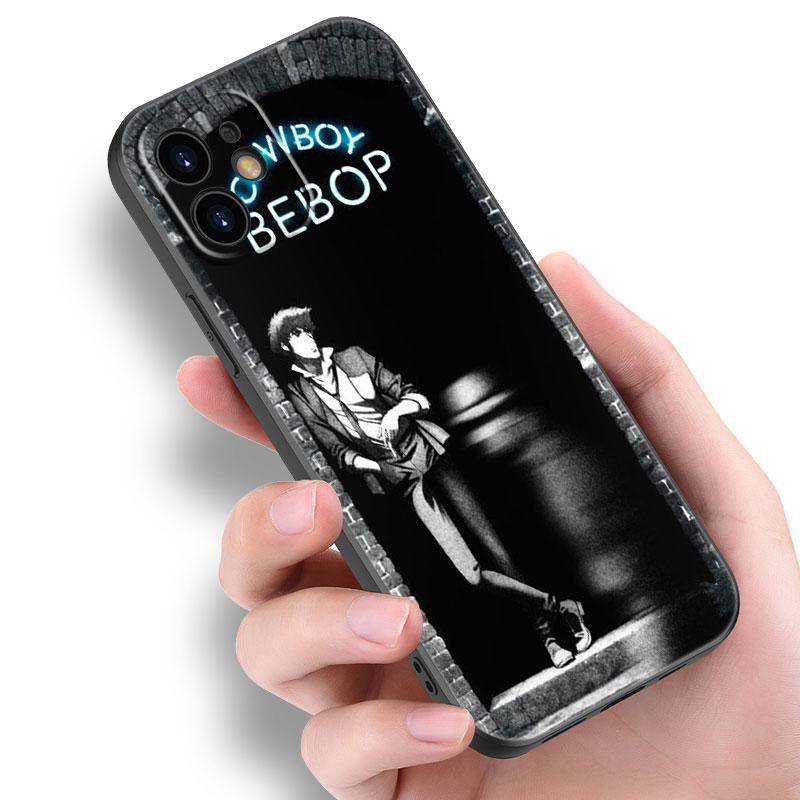 Чехол для телефона «Космический ковбой Бибоп» для Apple iPhone 14 13 12 Mini 11 Pro Max 7 8 XR X XS 7 8 Plus SE 2020 2022, черный мягкий чехол