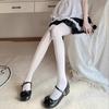 Японские молочно-белые бархатные леггинсы черные чулки осень и зима утолщенные теплые мягкие сестринские весна и лето тонкие