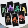 Черный художественный чехол Genshin Impact для телефона Huawei Y5 Y6 Y7 Y9S P Smart Z 2021 2019 Honor 10 Lite 9 20 9X 8S 8X 8A Pro 20i Coq