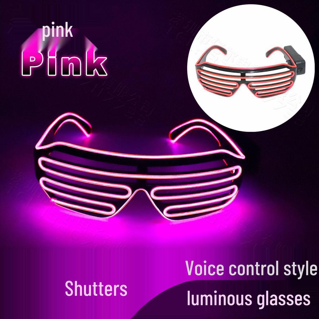 LED Luminous Wireless Disco Glasses - Party & Bar Props for Electronic Music