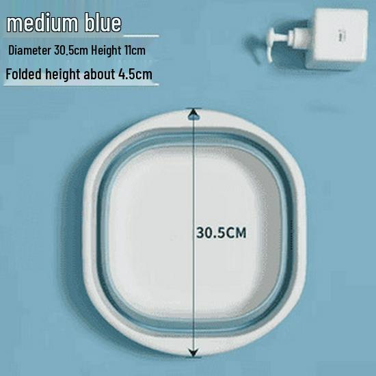 Портативная прямоугольная складная раковина для общежития, ребенка, путешествий и домашнего использования