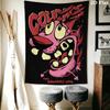 Courage Dog Wall Tapestry Aesthetic Wall Hanging Printed Fabric Blanket Decorative Tapestries for Bedroom Living Room Home Decor