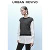 UR Women's Spliced Faux Two-Piece Knit Top