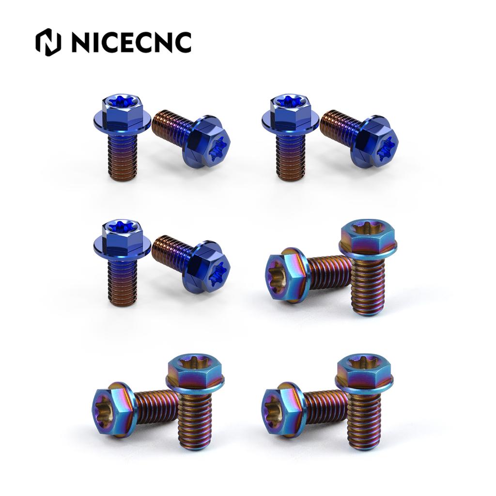 NICECNC Для Surron Light Bee X S L1E M5X10 M6X13 Передние Задние Винты Тормозного Диска Для Segway X160 X260 Электро-кроссовый Велосипед 2025