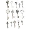 Лот из 5 больших случайных серебряных подвесок для ключей