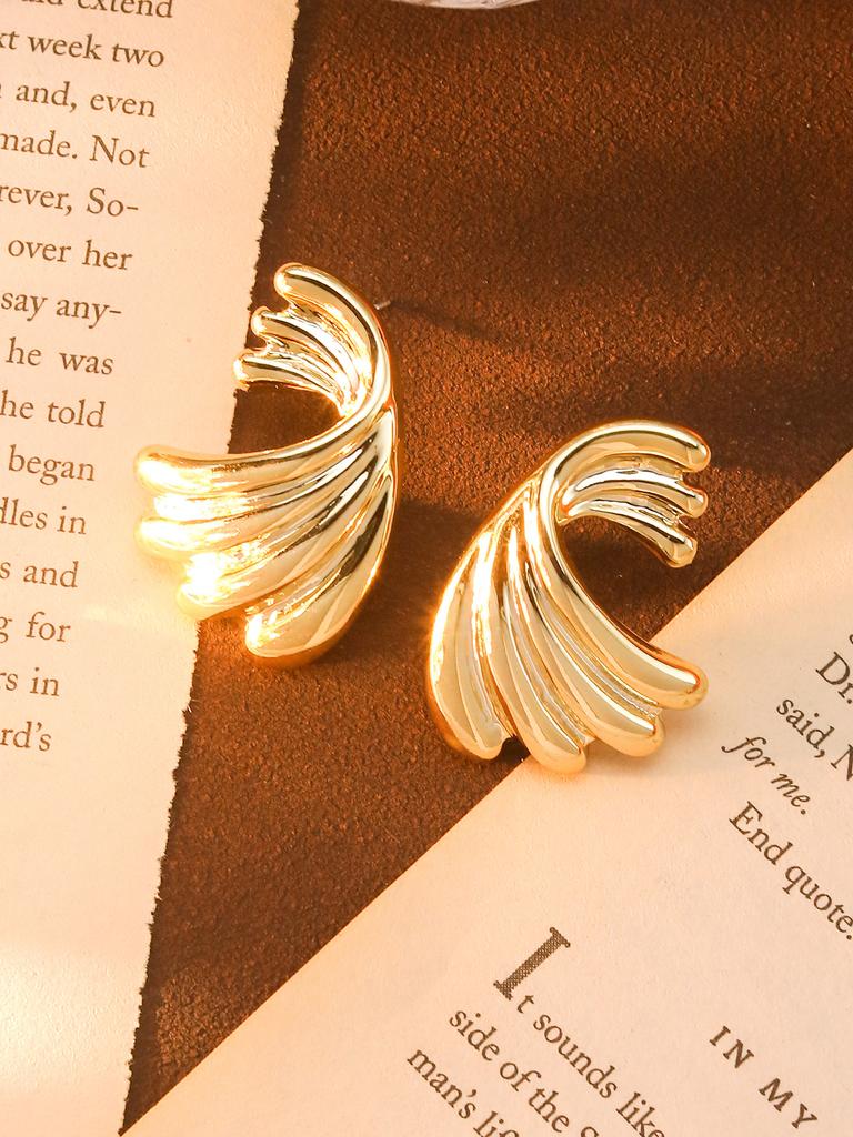 Преувеличенные серьги-листья и цветы Универсальные серьги с характером Модные Премиум серьги