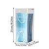 1/3PCS Transparent Mask Storage Box With Cover Dust Mouth And Nose Cover Door Desk Entrance Mask Box