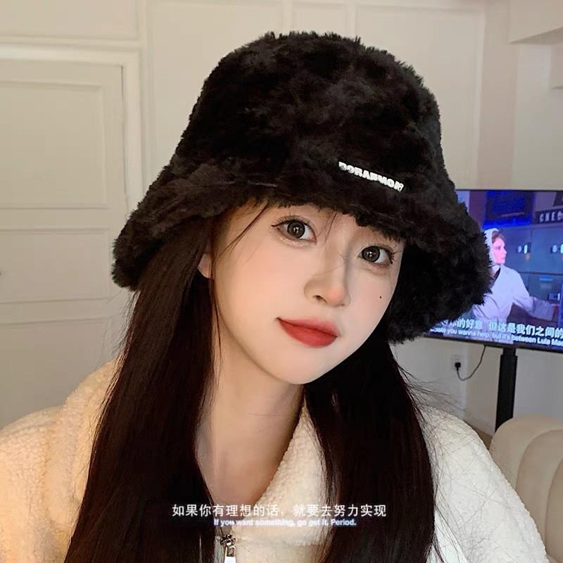 Hat Scarf Integrated Hat Women's Autumn and Winter Hooded Scarf Adult Cycling Warm Fleece Ear Protectors Thickened Windproof Cap