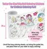 Made In Korea, KC Certified - Princess Catch! Teenieping Season 5 – BIG Roll Coloring Sticker