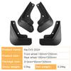 Mudflaps Fender for KIA EV3 EV3GT 2024 ,Mud Flaps, Splash Guards, Front and Rear Wheels Fender,Accessorie