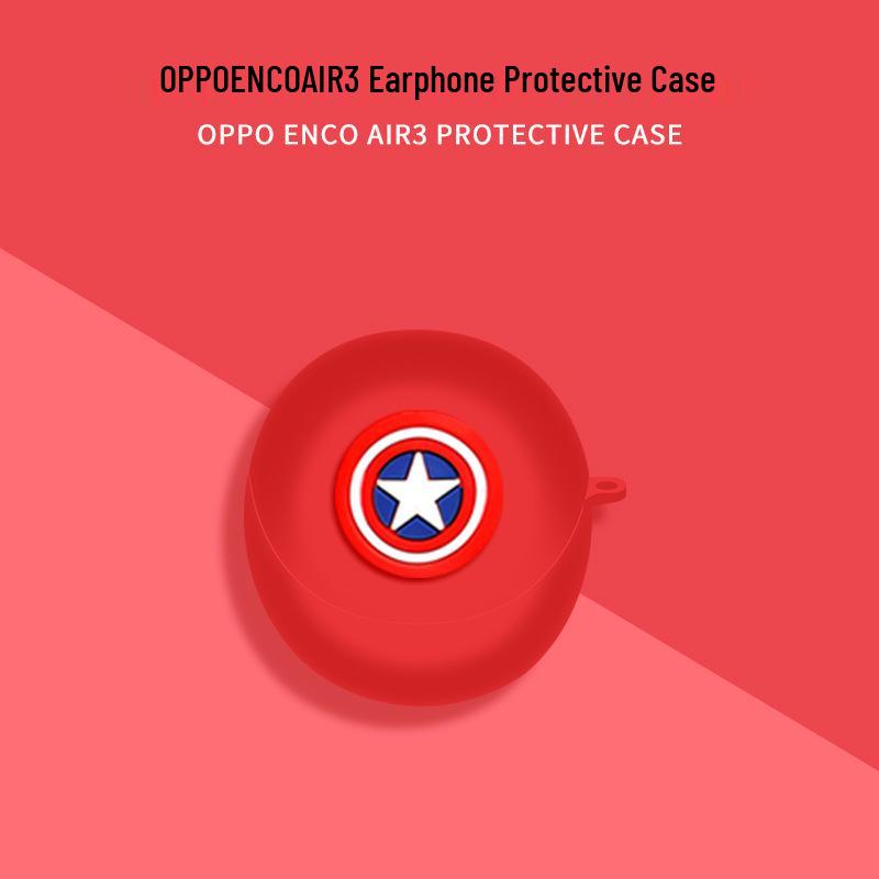 OPPO Enco R2 Ultra-Thin Silicone Protective Case - Full Coverage Earphone Shell