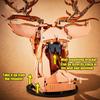 Creative Wildlife Deer Building Kit MOC Assembly Bricks Desktop Collectible Models Birthday Christmas Gifts for Kids 1017pcs