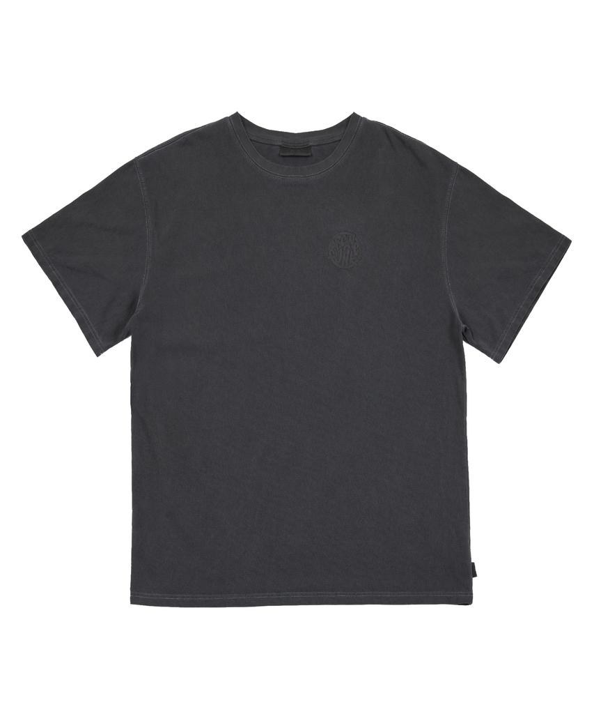 ARCANE FUNK Circle Logo T-Pigment Black