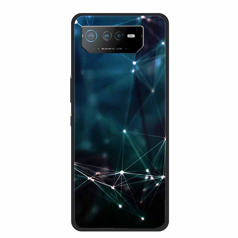 Чехол для телефона Asus ROG Phone 6D Ultimate Задняя крышка Черный ТПУ Силикон Мягкий Чехол Для Asus ROG Phone 6 Pro Чехол Phone6 Pro