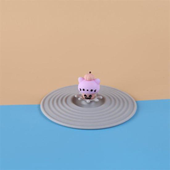 Симпатичная крышка для кружки с мультяшным рисунком, чистая, сохраняющая свежесть