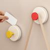 Многоразовый крючок на присоске ABS, настенный крючок без перфоратора, настенные вешалки, аксессуары для вакуумных дверей, крючки для туалета