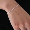 Another Layer Shiny Cutting Bracelet (silver925)
