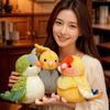 25 см Попугай Птица Кукла Марионетка Плюшевая Набитая Мультяшное Животное Интерактивная Рассказывать Истории Образовательный Реквизит Успокаивающий Подарок