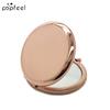 Popfeel Двухстороннее выдвижное металлическое круглое карманное зеркало для макияжа