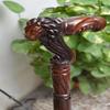 Lion Face Wooden Carved Walking Stick Cane Handmade Wood Crafted Comfortable Handle Hand Carved Cane for Man, Woman Best Gift For Adult's