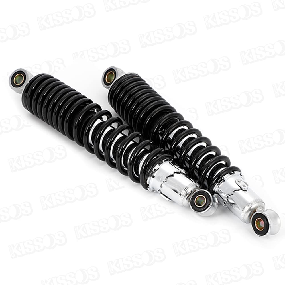 Амортизатор задней подвески мотоцикла 310 мм внешний продукт запчасти для ремонта левый и правый комплект универсальный (черный)