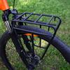 Steel Mountain Bike Cargo Rack Stability Front Pannier Rack 25KG Capacity Bicycle Parking Rack