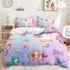 3D Printed Mermaid Princess Bedding Set for Girls and Women, Dreamy Quilt Cover Pillowcases 2/3pcs Gift