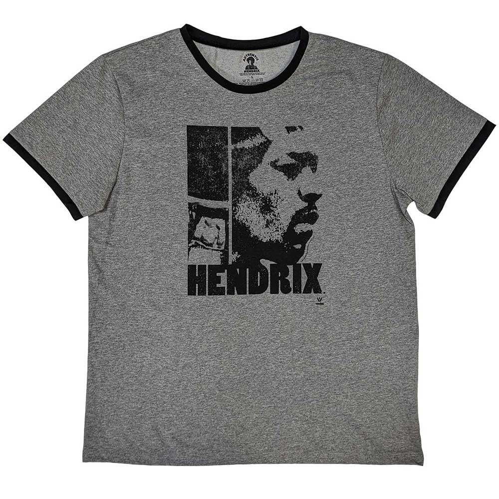 Jimi Hendrix Футболка унисекс для взрослых Let Me Live Ringer из хлопка