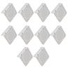 10 Pcs Angle Bracket Galvanized Angle Holder Corner Brace for Electric Fencing System Round Rod