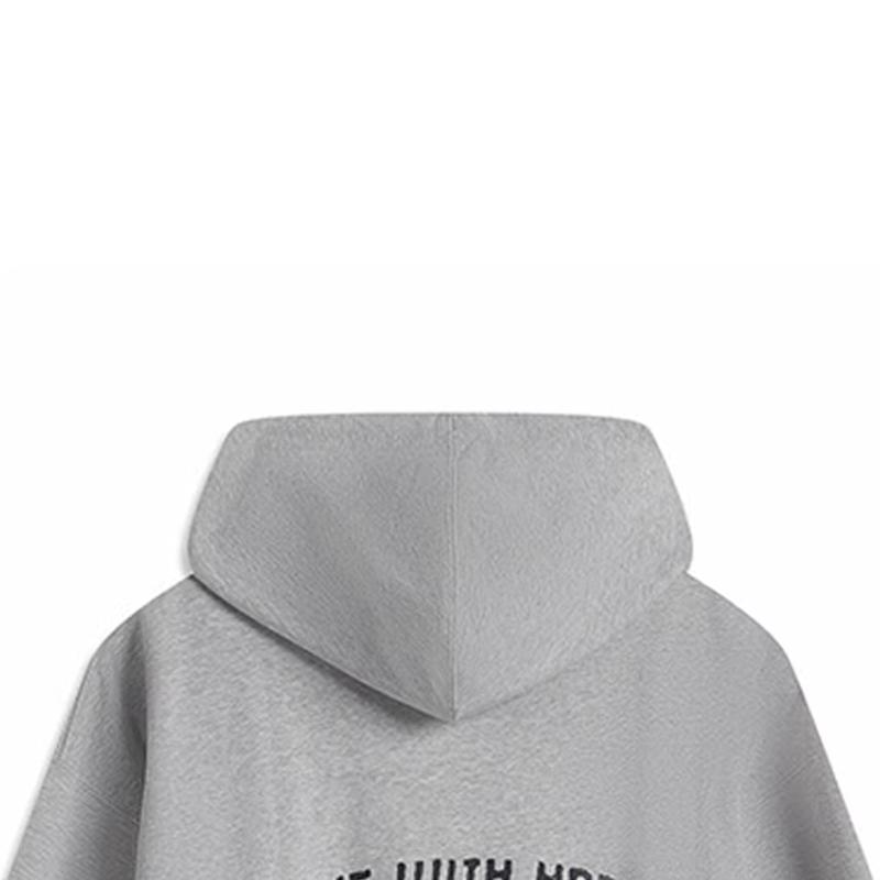 Li Ning Письмо Модный Принт Модный Свободный Дышащий Хлопок Удобный Универсальный Худи Свитшот Повседневный Спортивный Костюм AWDUA21-3+AKLT541-4