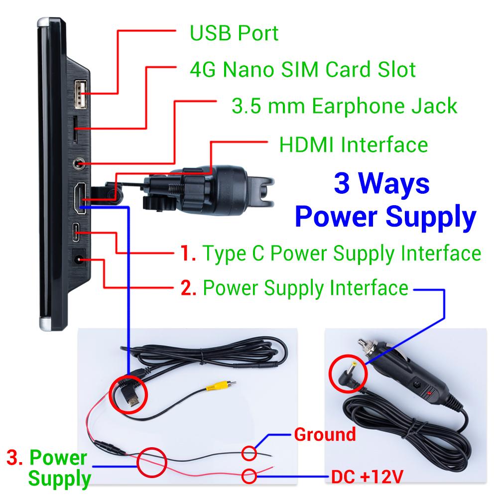 Монитор в подголовнике автомобиля, 10,1 дюйма, IPS, 4K, 1080P, Android 10, планшетный ПК, Wi-Fi, BT, HDMI, зеркальное отображение на задних сиденьях, 2 + 32
