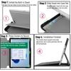 Чехол для Microsoft Surface Pro 7 6 5 4 Подставка Чехол из ПУ кожи 12,3 дюйма для планшета Microsoft Surface Pro 7 Plus