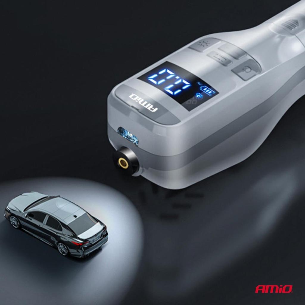 Wireless Car Compressor Electric Bicycle Pump 40W Acomp-19 Amio-03689