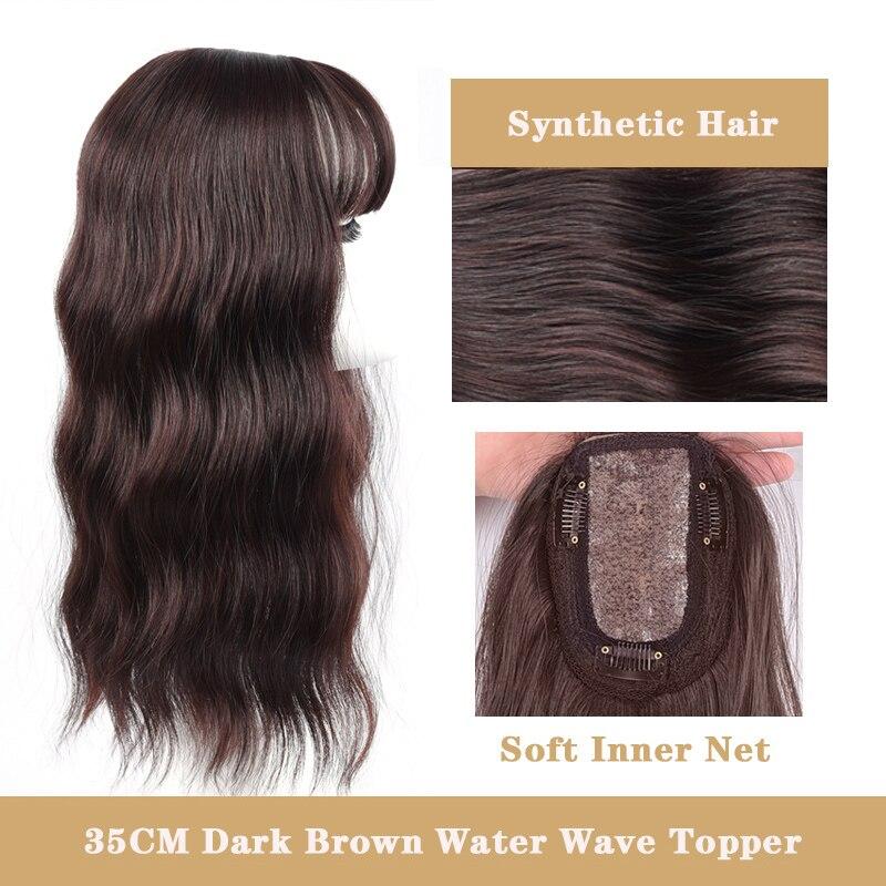 LUPU Синтетические волосы с челкой, натуральные накладные заколки для волос для наращивания волос, женские черные, коричневые термостойкие волокна