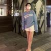 Женские свободные свитера с длинным рукавом и круглым вырезом, женские топы, однотонные толстовки
