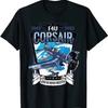 Американский F4U Corsair Истребитель с авианосца времен Второй мировой войны Футболка Размеры S-5XL